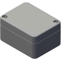 Serpac Enclosure; Box-Lid; Polycarbonate, UL94V-2; Gray; 2.55x1.97x1.38 In; NEMA4