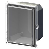 Serpac Hinged Screw Top Cabinent- Clear, Polycarbonate, Nema4, 9.7 X 8.2 X 5.5"