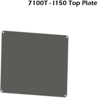 Serpac I150 Aluminum Top Panel, 8.1 x 6.2 x .06"