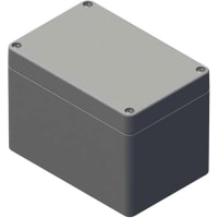 Serpac Watertight Polycarbonate Instrument Enclosure- Gray, 4.72x3.15x3.35"