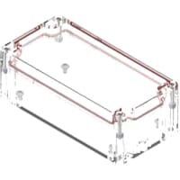 Serpac Watertight Polycarbonate Instrument Enclosure- Clear, 6.30x3.15x2.17"