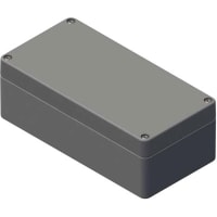 Serpac Watertight Polycarbonate Instrument Enclosure- Gray, 6.30x3.15x2.17"