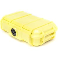 Serpac Micro Protective Equipment Case, 9.5"X5.8"X2.8", W/o Foam, Yellow