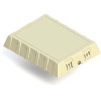 Serpac Ventilated Single Gang box ABS Mounting Enclosure- Almond