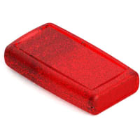 Serpac Handheld Remote AA Battery ABS Enclosure- Translucent Red