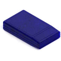 Serpac Handheld Remote ABS AA/9V Battery Enclosure- Translucent Blue