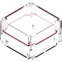 Serpac Watertight Polycarbonate Instrument Enclosure- Clear, 4.72x4.72x2.95"