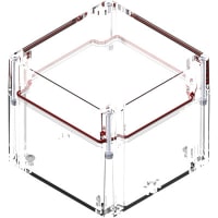 Serpac Watertight Polycarbonate Instrument Enclosure- Clear, 4.72x4.72x4.13"