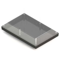 Serpac Two Piece ABS Enclosure- Clear/Black