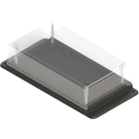 Serpac Surface Mount ABS Enclosure- Clear/Black