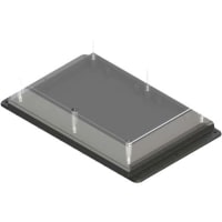 Serpac Surface Mount ABS Enclosure- Clear/Black