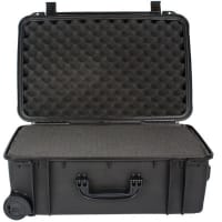 Serpac Wheeled Protective Equipment Case, 24.1"x16.1"x10.1", Foam, Plastic Locks