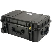 Serpac Wheeled Protective Equipment Case, 24.1"x16.1"x10.1", W/o Foam, Metal Locks