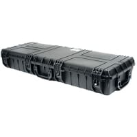 Serpac Wheeled Protective Equipment Case, 46.6"x16.7"x6.8", Foam, Metal Locks