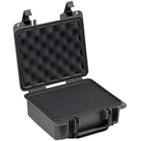 Serpac Protective Equipment Case, 10.8"x9.8"x4.9", Foam, Metal Keyed Locks