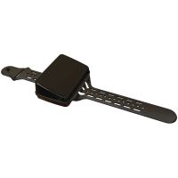 Serpac Wearable sloped wrist enclosure with BK band; Accepts 0.031" circuit board.