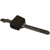 Serpac Wearable sloped wrist enclosure with BK band; Accepts 0.031" circuit board.