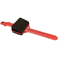 Serpac Wearable sloped wrist enclosure with NO band; Accepts 0.031" circuit board.