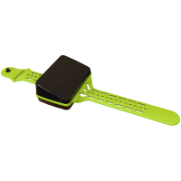 Serpac Wearable sloped wrist enclosure with NG band; Accepts 0.031" circuit board.