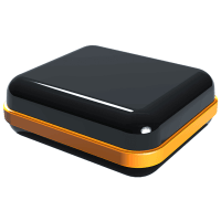 Serpac Waterproof pocket enclosure with orange seal; Accepts 0.031" circuit board.