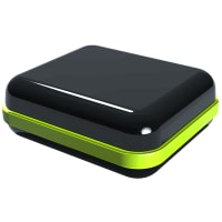 Serpac Waterproof pocket enclosure with neon green seal; Accepts 0.031" circuit board