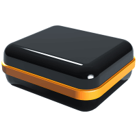 Serpac Waterproof pocket enclosure with orange seal; Accepts 0.031" circuit board.