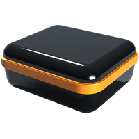 Serpac Waterproof pocket enclosure with orange seal; Accepts 0.031" circuit board.