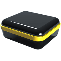 Serpac Waterproof pocket enclosure with yellow seal; Accepts 0.031" circuit board.