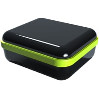 Serpac Waterproof pocket enclosure with neon green seal; Accepts 0.031" circuit board