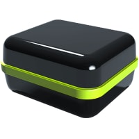 Serpac Waterproof pocket enclosure with neon green seal; Accepts 0.031" circuit board