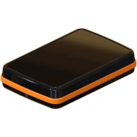 Serpac Waterproof pocket enclosure with orange seal; Accepts 0.031" circuit board.