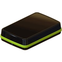 Serpac Waterproof pocket enclosure with neon green seal; Accepts 0.031" circuit board