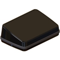 Serpac Sloped pocket enclosure with gun metal seal; Accepts 0.031" circuit board.