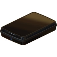 Serpac Waterproof pocket enclosure with black seal; Accepts 0.031" circuit board.