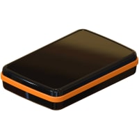 Serpac Waterproof pocket enclosure with orange seal; Accepts 0.031" circuit board.