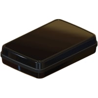 Serpac Waterproof pocket enclosure with black seal; Accepts 0.031" circuit board.