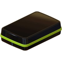 Serpac Waterproof pocket enclosure with neon green seal; Accepts 0.031" circuit board