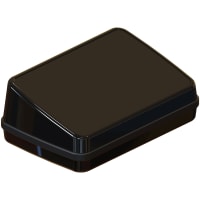 Serpac Sloped pocket enclosure with black seal; Accepts 0.031" circuit board.