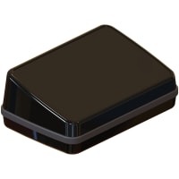 Serpac Sloped pocket enclosure with gun metal seal; Accepts 0.031" circuit board.