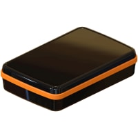 Serpac Waterproof pocket enclosure with orange seal; Accepts 0.031" circuit board.