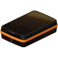 Serpac Waterproof pocket enclosure with orange seal; Accepts 0.031" circuit board.