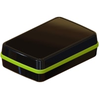 Serpac Waterproof pocket enclosure with neon green seal; Accepts 0.031" circuit board