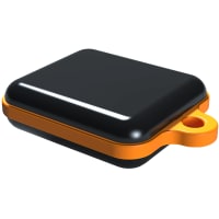 Serpac Pendant enclosure with orange looped seal; Accepts 0.031" circuit board.