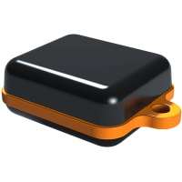 Serpac Pendant enclosure with orange looped seal; Accepts 0.031" circuit board.