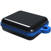 Serpac Pendant enclosure with blue looped seal; Accepts 0.031" circuit board.