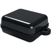 Serpac Pendant enclosure with black looped seal; Accepts 0.031" circuit board.