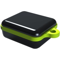 Serpac Pendant enclosure with neon green looped seal; Accepts 0.031" circuit board.