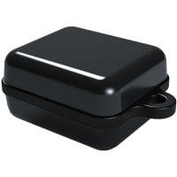 Serpac Pendant enclosure with black looped seal; Accepts 0.031" circuit board.