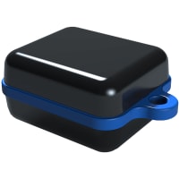 Serpac Pendant enclosure with blue looped seal; Accepts 0.031" circuit board.