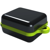 Serpac Pendant enclosure with neon green looped seal; Accepts 0.031" circuit board.